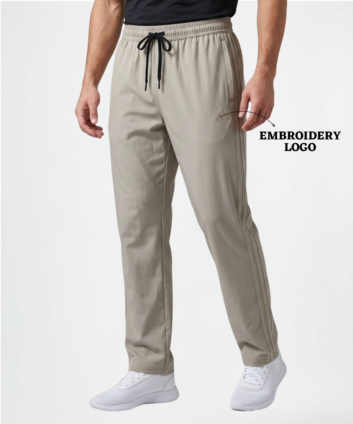 Imported Ns Parachute Lycra TrackPant (30% Lycra 200 GSM)| 3 strip Design | DOD