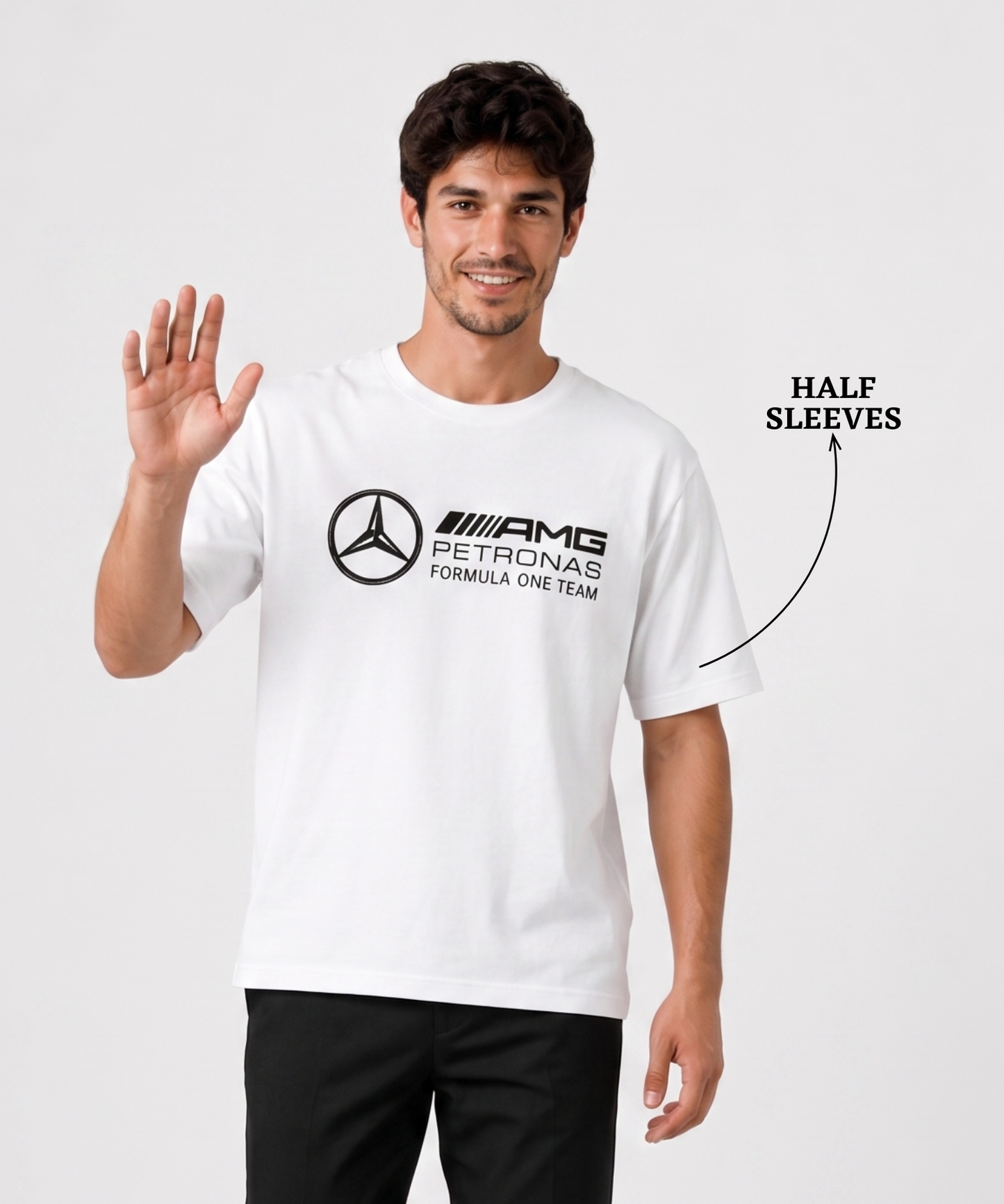 Men’s Premium Cotton Blend Oversized T-Shirts (220 GSM)