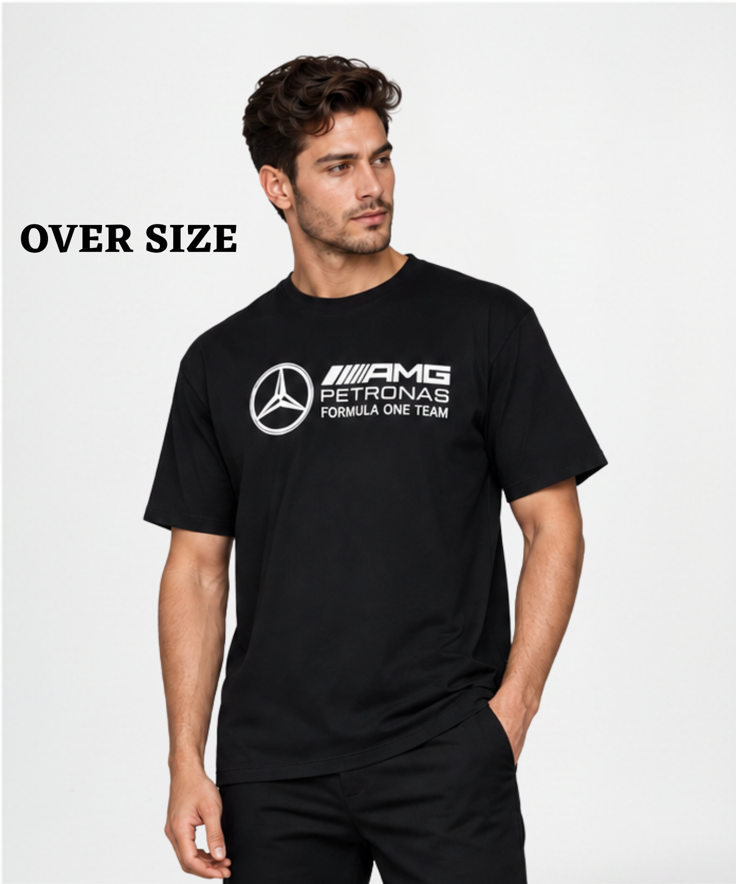 Men’s Premium Cotton Blend Oversized T-Shirts (220 GSM)