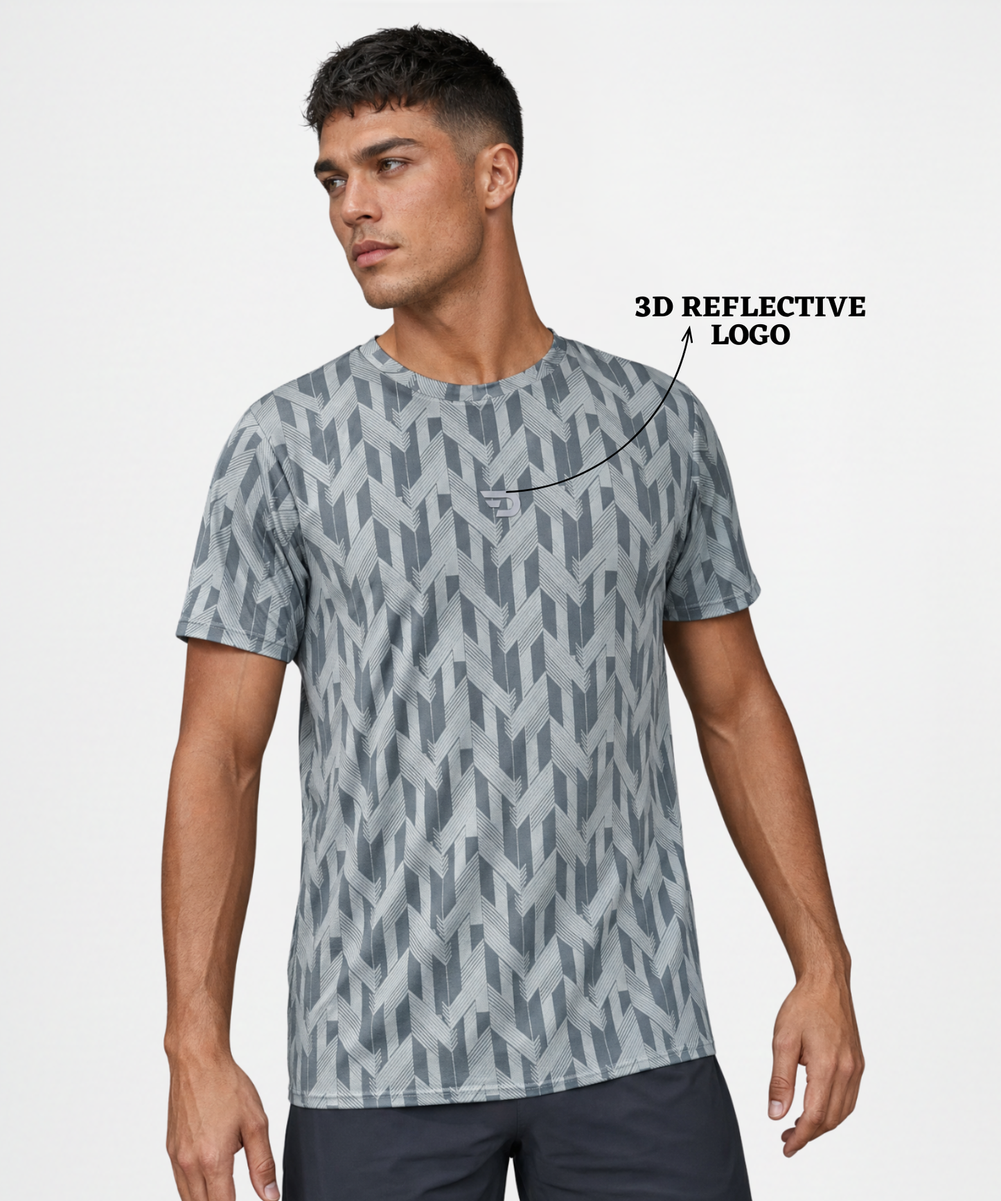 Imported Jacquard Lycra Men's Regular Fit T-Shirt | 180 GSM | Half Sleeve