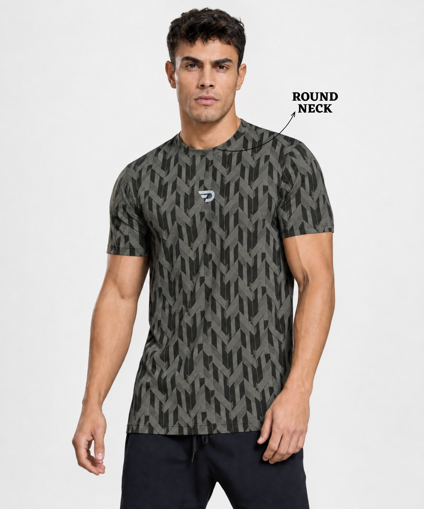 Imported Jacquard Lycra Men's Regular Fit T-Shirt | 180 GSM | Half Sleeve