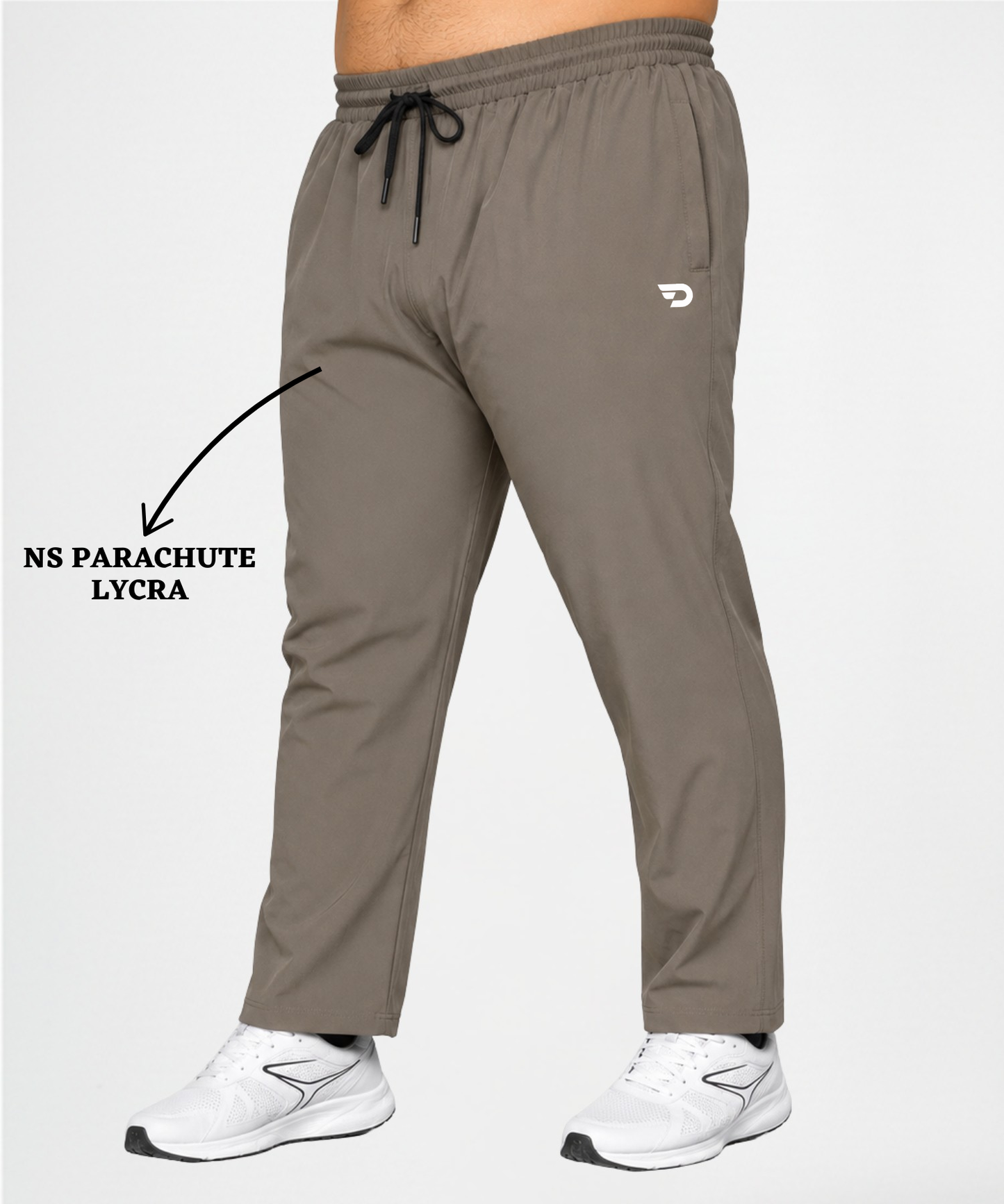 ActiveFlex Trackpant  – Imported Ns Parachute Lycra Plus Size Lower (145 GSM, 20% Lycra)