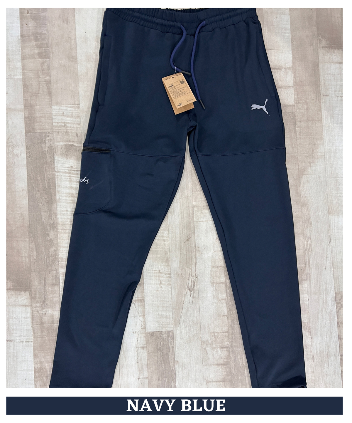 Imported Dobby Lycra Trackpant Knee Zip Pocket | GSM 250 | Slim Fit