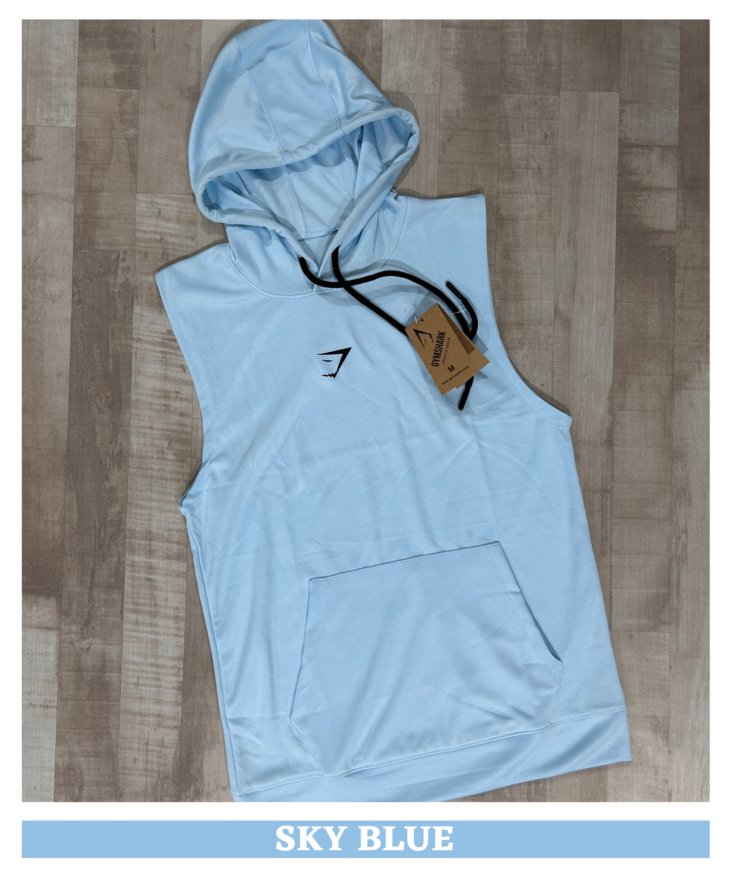 Men's Sportswear Hooded Sando in Imported Dotknit Lycra Fabric (GSM 180)
