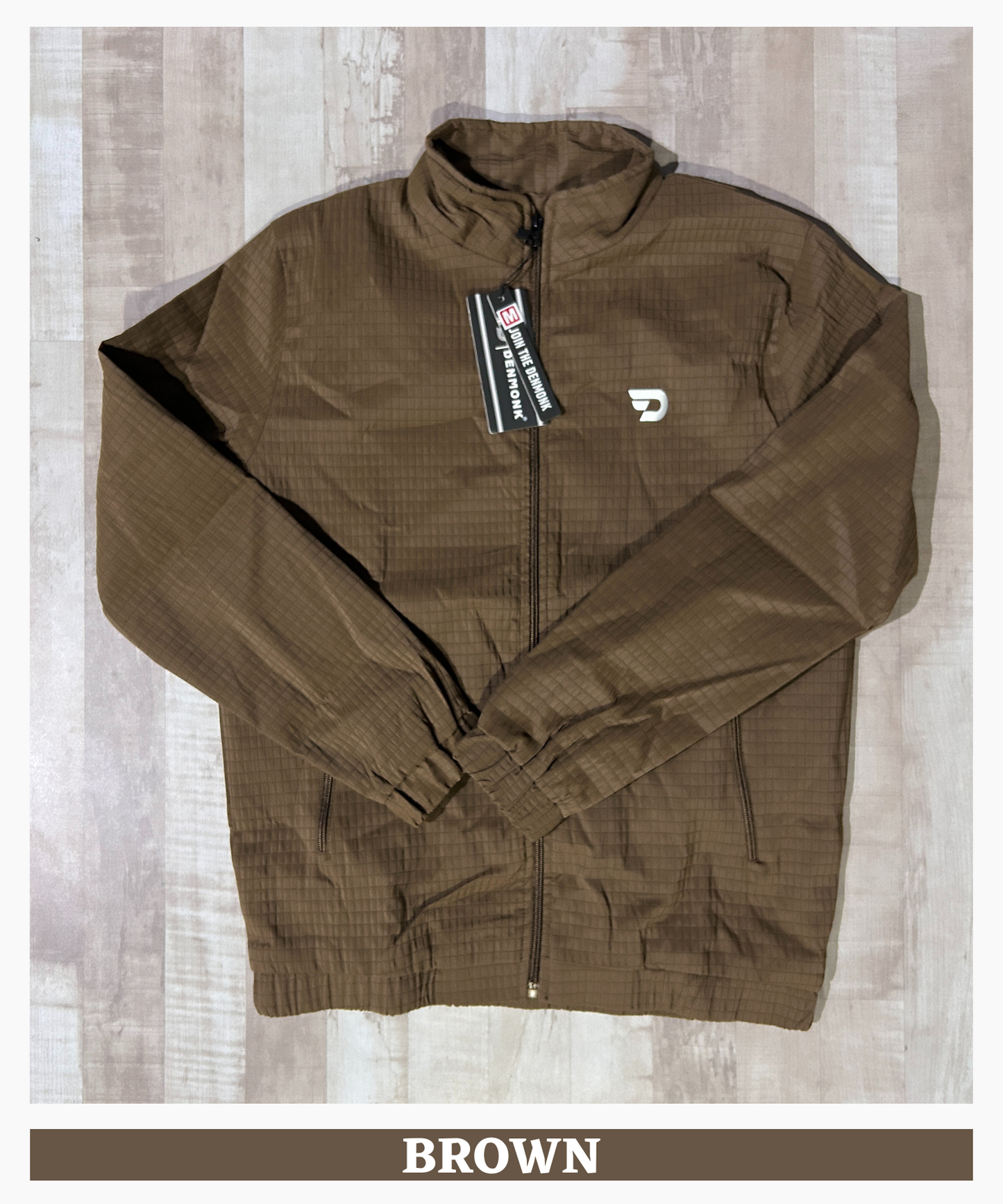 Imported Bubble Check Waterproof Windcheater Jacket (GSM 350)