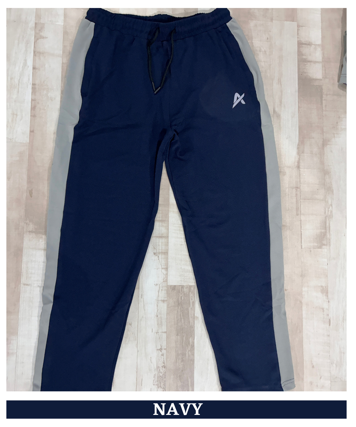 Men's Imported Dobby Lycra Track Pants With Side Color Contrast Panel | Athvix Active Wear By Denmonk | 230 GSM | Slim Fit