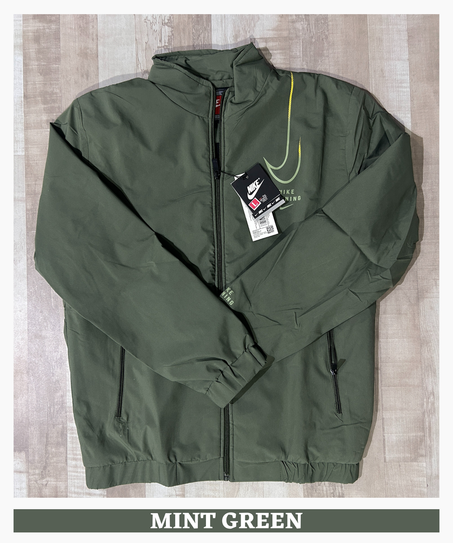 Premium Feather touch Embossed Printed Waterproof Windcheater (GSM 350)