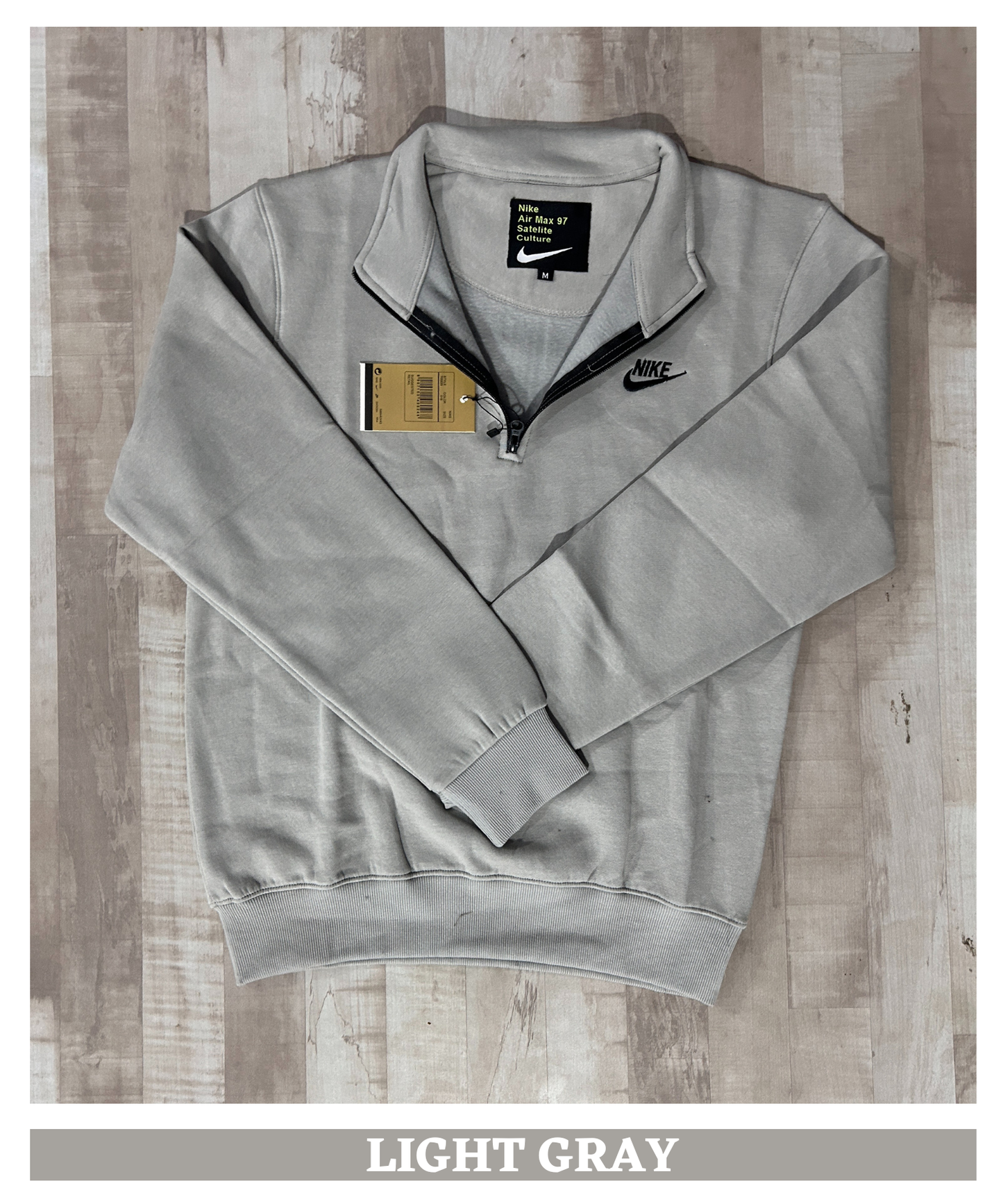 Premium Quality 100% Cotton Fleece Half Zipper SweatShirt ( 325 GSM)