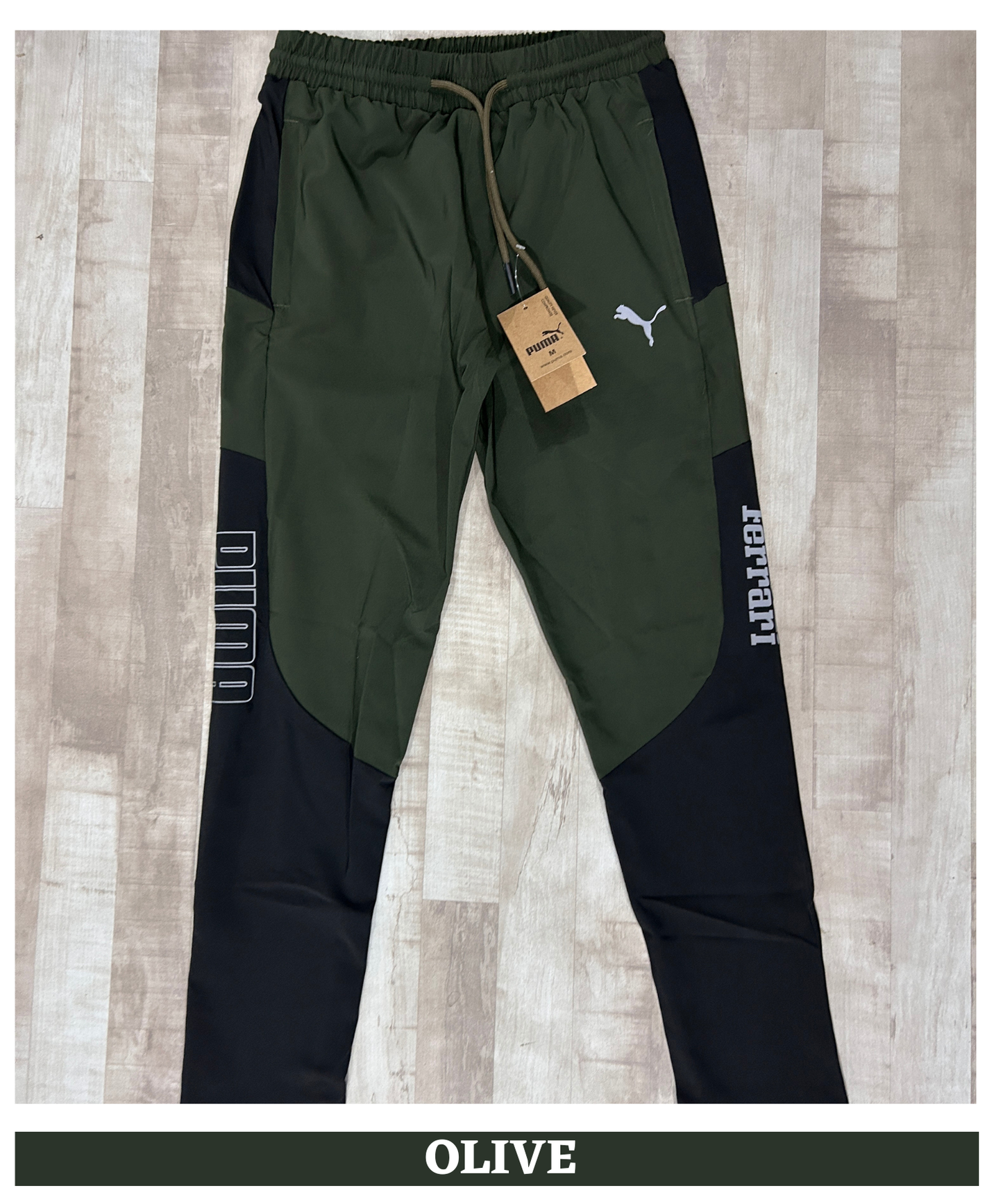 Imported Ns Parachute Lycra Lower (15% Lycra 145 GSM)| Color Block Design