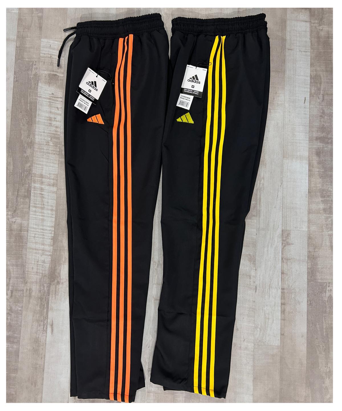 Imported Ns Terry Lycra TrackPant With  Multi-Colour 3-Stripe Design  | GSM 180-190 | Straight Fit