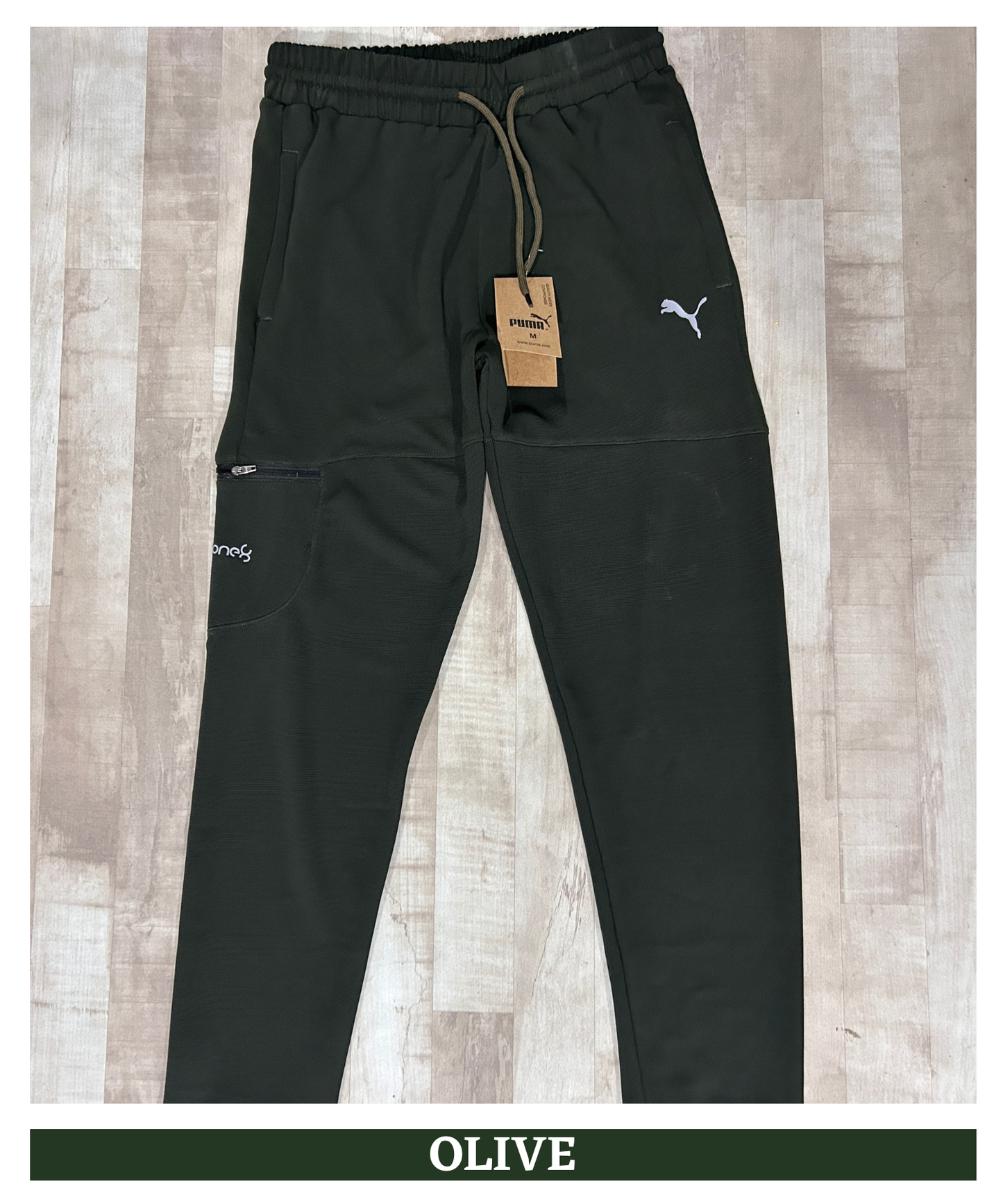 Imported Dobby Lycra Trackpant (GSM 250) | Knee Zip Pocket