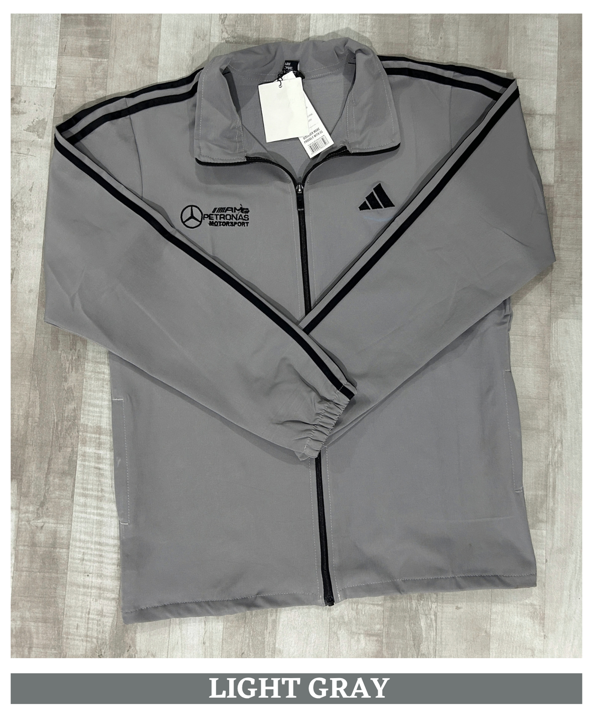 Men's Premium Imported Ns Terry  Lycra Sports Jacket with 3Strips Design| Without Inner Lining | 180-190 GSM | Regular Fit