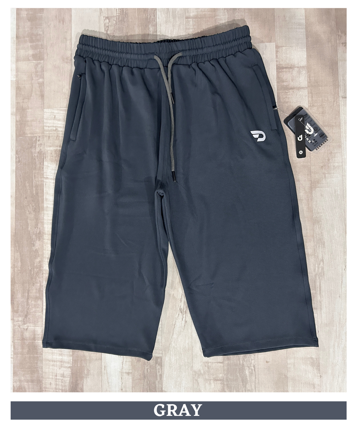 Men's Premium Imported Dobby Lycra Plus Size Capri | 250 GSM | Regular Fit
