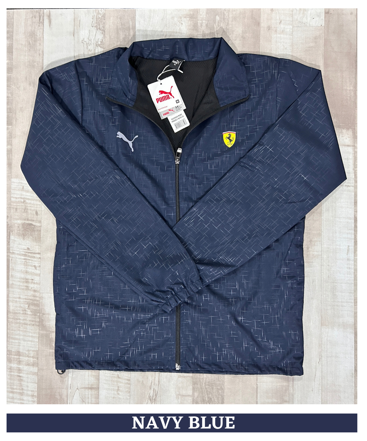 Imported Premium Quality TPU Embossed Windcheater With Inner Lining | Dual Branding Logo | GSM 350 | Regular Fit