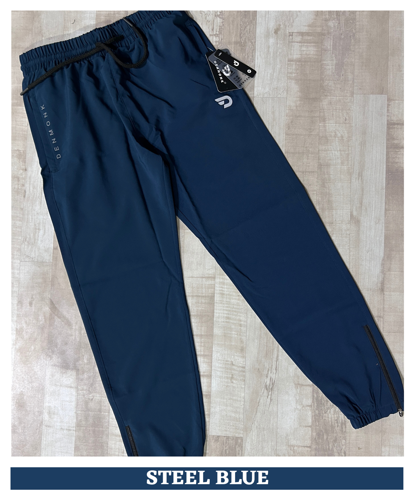 NS Imported Parachute Lycra Track Pant (15% Lycra) | Lightweight 145 GSM | Ankle Zipped