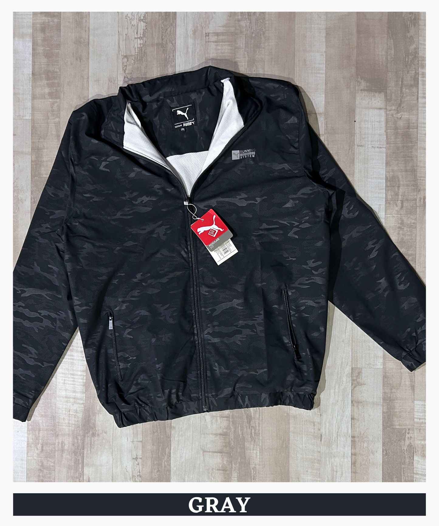 Imported Premium Quality Camo Cotton Plus Size Windcheater Jackets (GSM 350)
