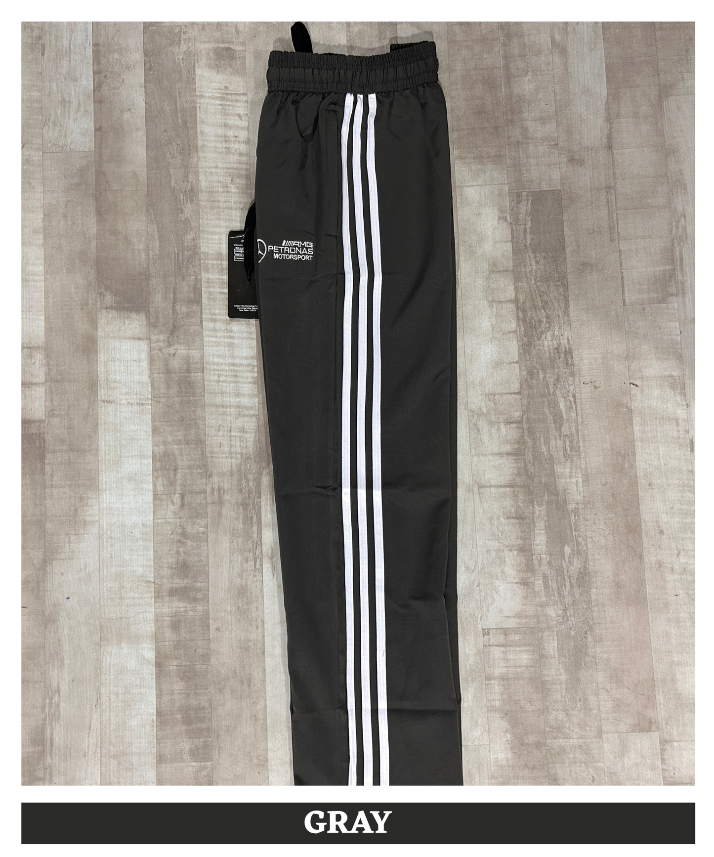 Imported NS Terry Lycra Trackpant (180–190 GSM) – Aqua Blue 3 Stripe Edition | Embroidery Logo