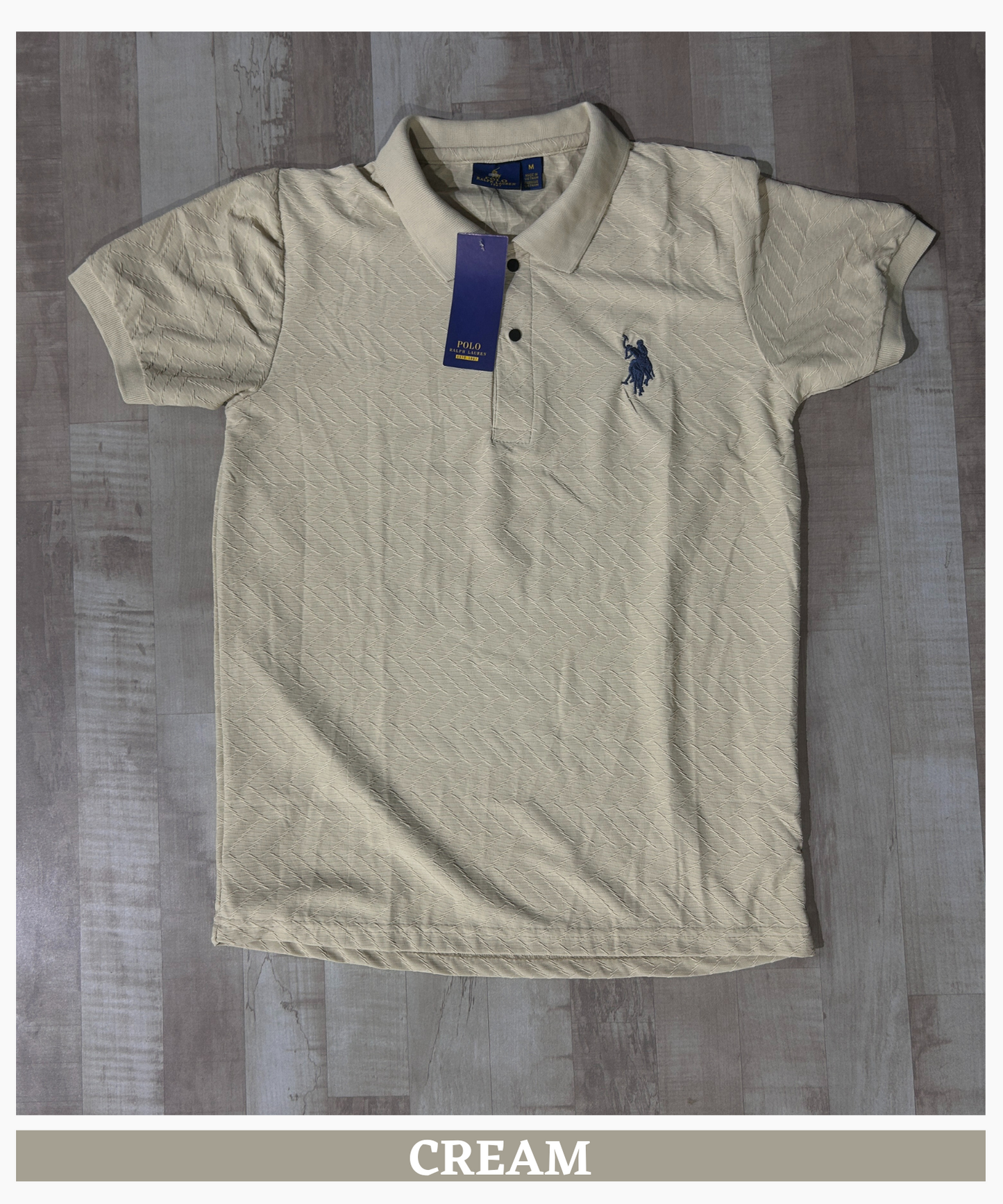 Premium Quality Knitting Lycra Self Design Jacquard T-Shirts (GSM 190-200)