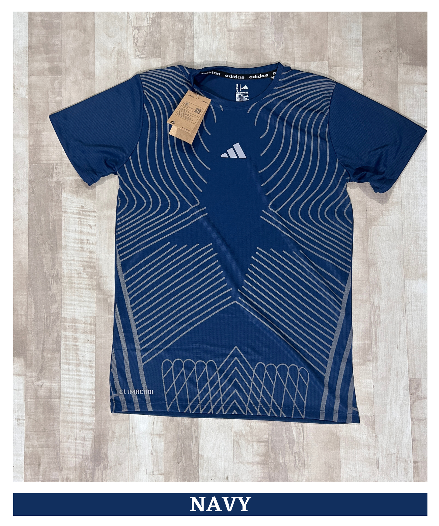 Imported Reebok Knit Lycra T-Shirt (GSM 180)- Printed Design