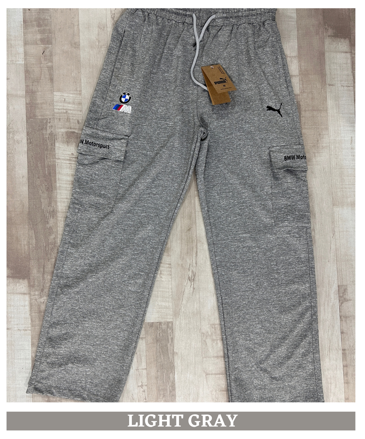 Imported Poly Cotton Lycra TrackPant with Flap Pockets | Dual Branding Logo | GSM 250 | Straight Fit