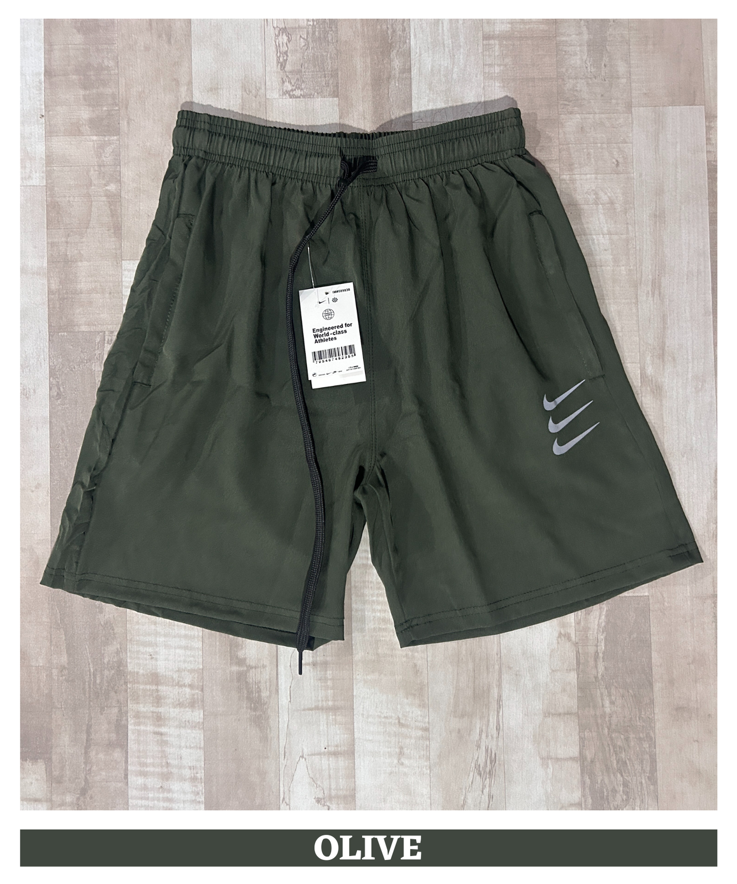 Imported Ns Parachute Lycra Shorts (15% Lycra GSM 130)