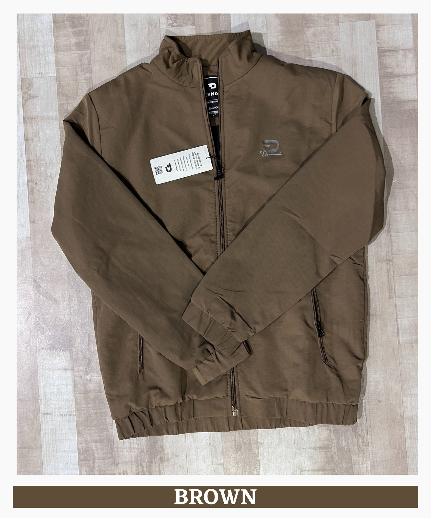 Men’s Teslon Check Waterproof Windcheater Jacket (GSM 350)
