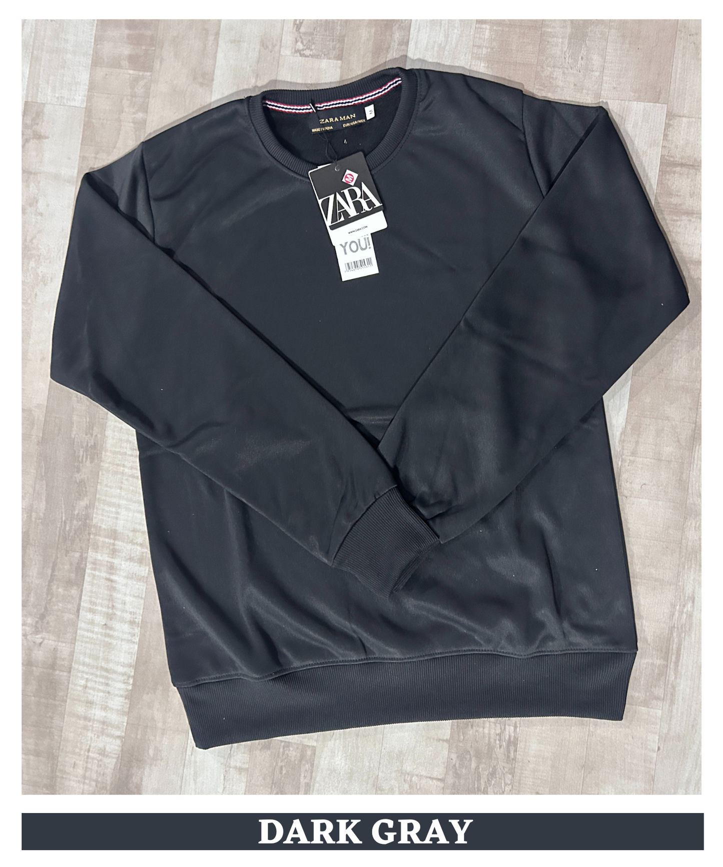 Imported Russian Fleece Lycra SweatShirts (GSM 350)