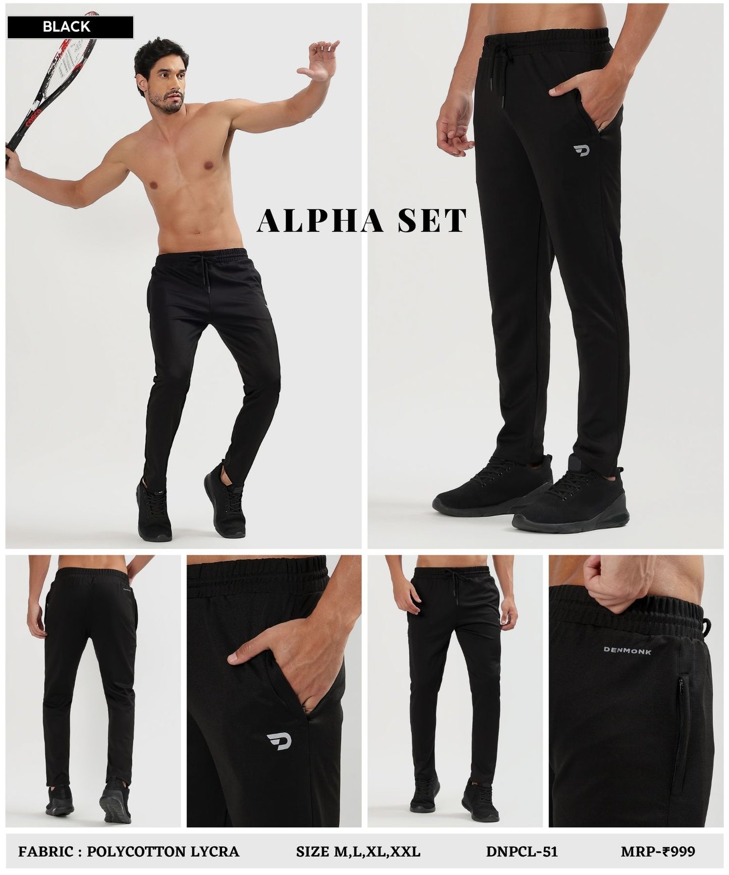 Imported Poly Cotton Lycra Lower (GSM 280)