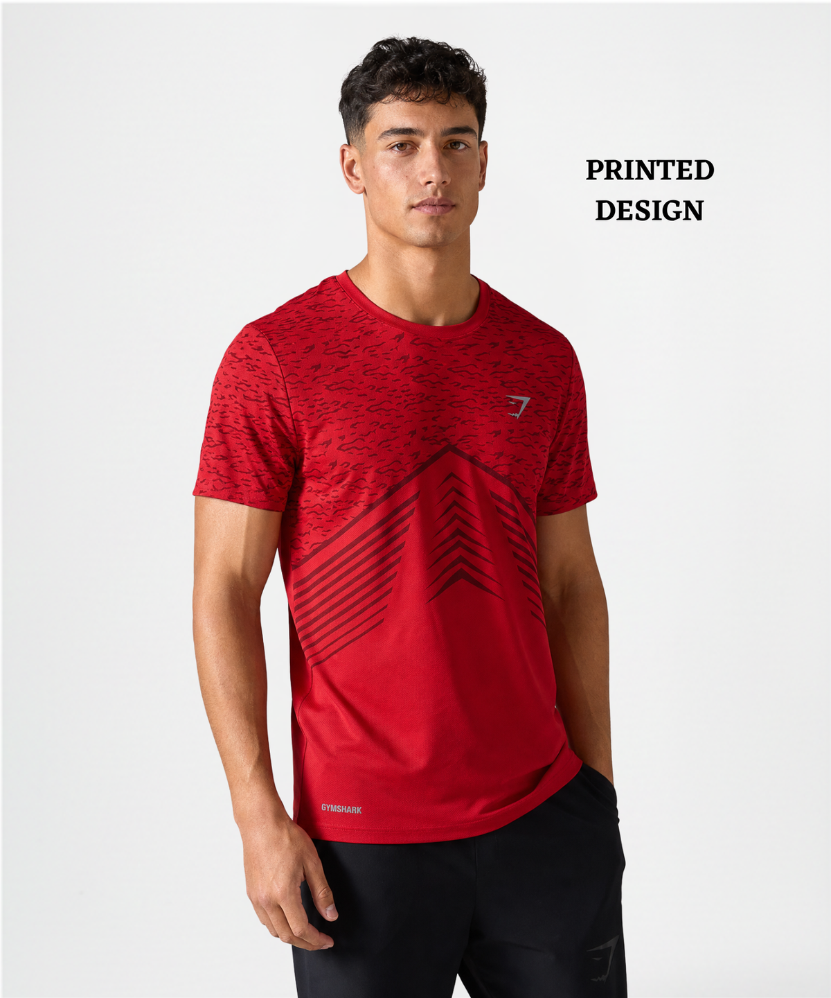 Imported Dotknit Lycra Half Sleeve Printed T-Shirt | 180 GSM | Regular Fit