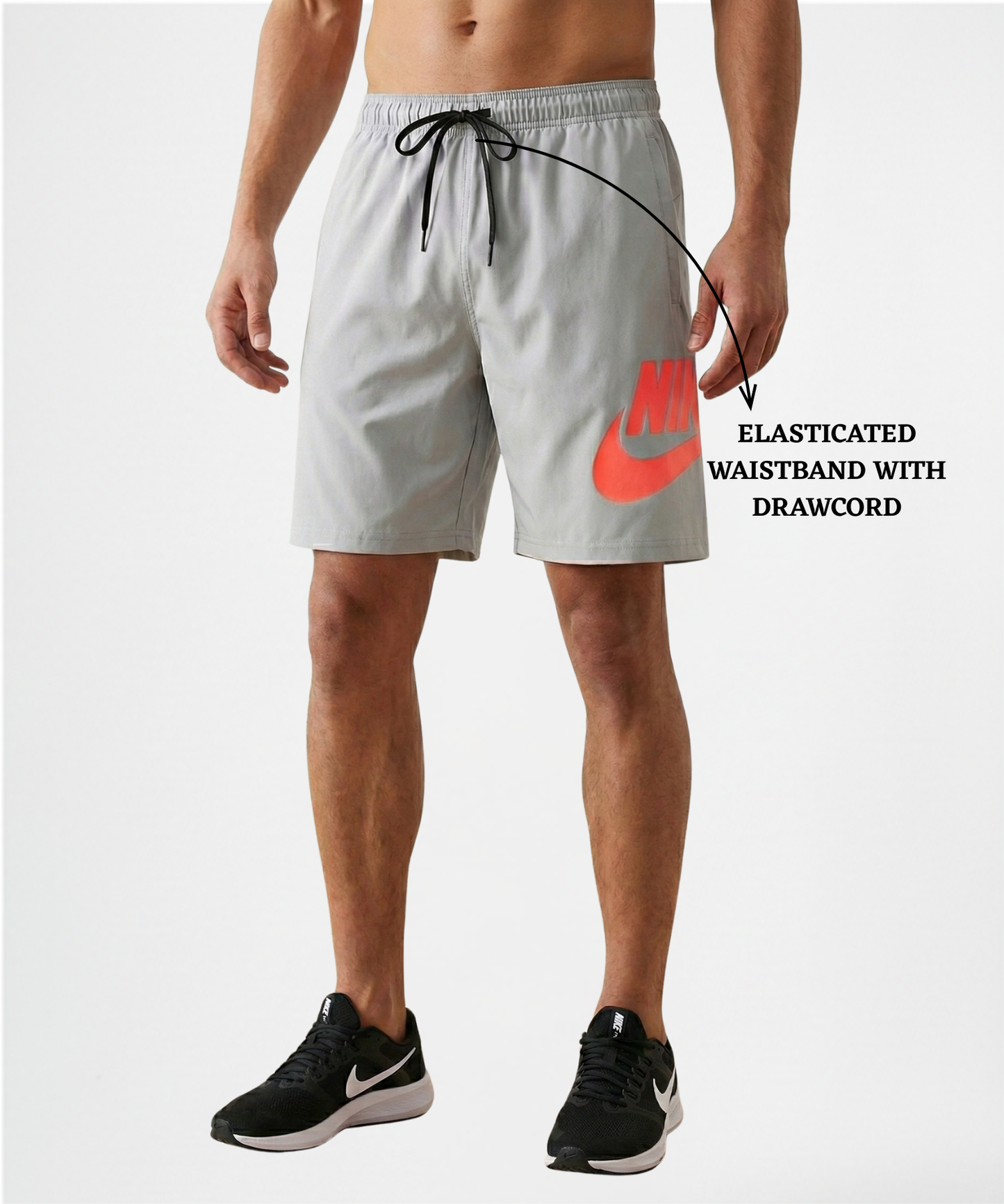 Imported Ns Parachute Lycra Shorts (15% Lycra 130 GSM)
