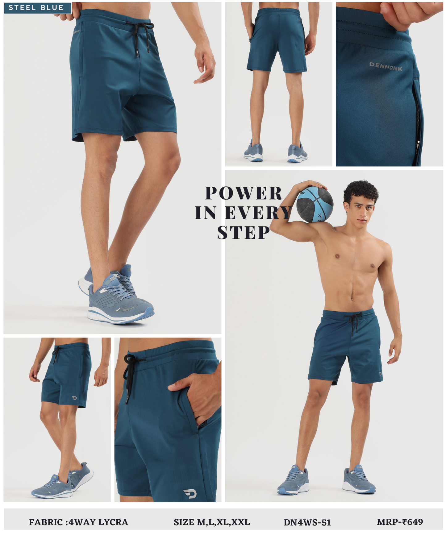 Performance Shorts - Imported 4way Taiwan Lycra (GSM 250)