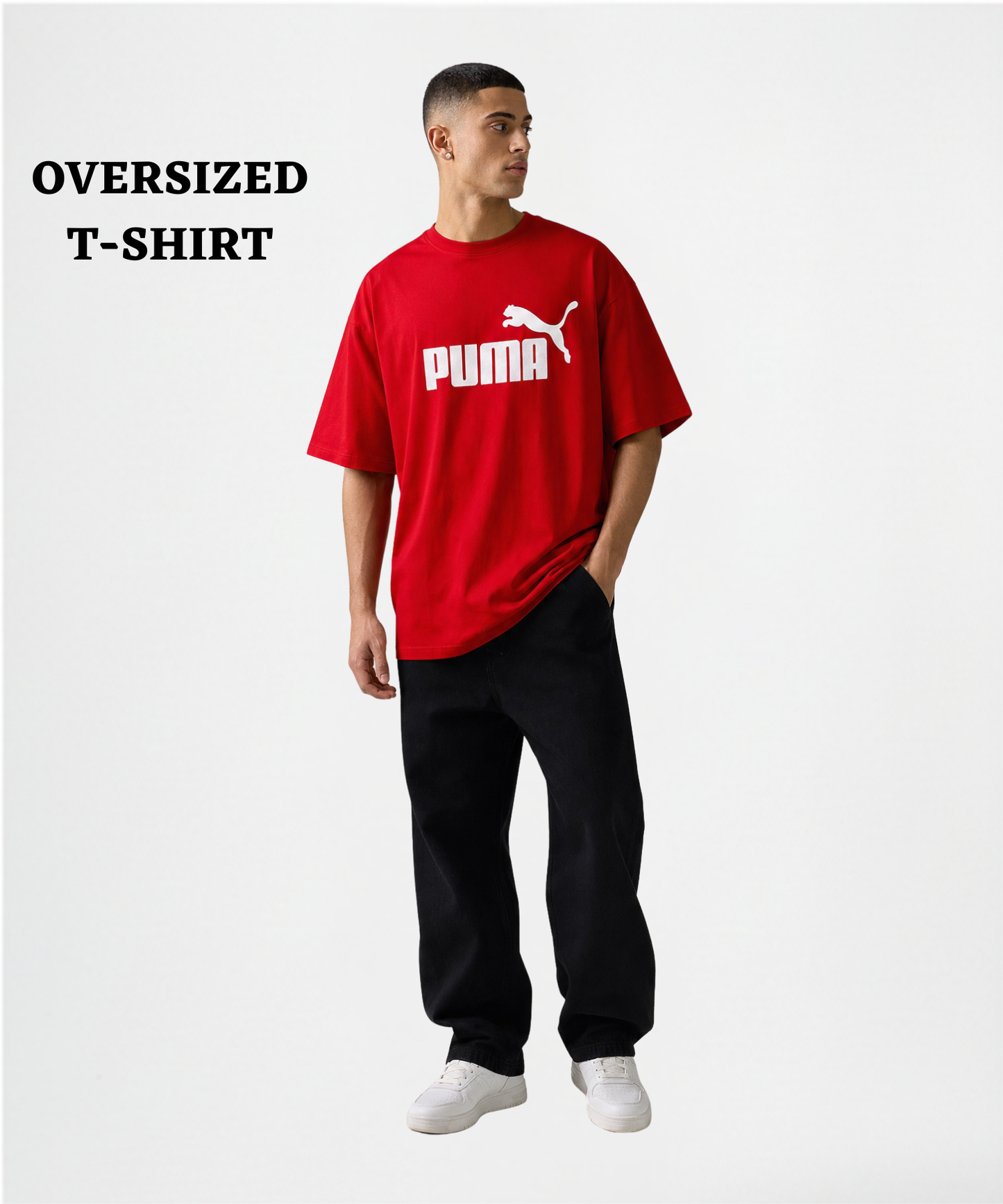 Men’s Premium Cotton Blend Over Sized T-shirts – 220 GSM | Multi Brand