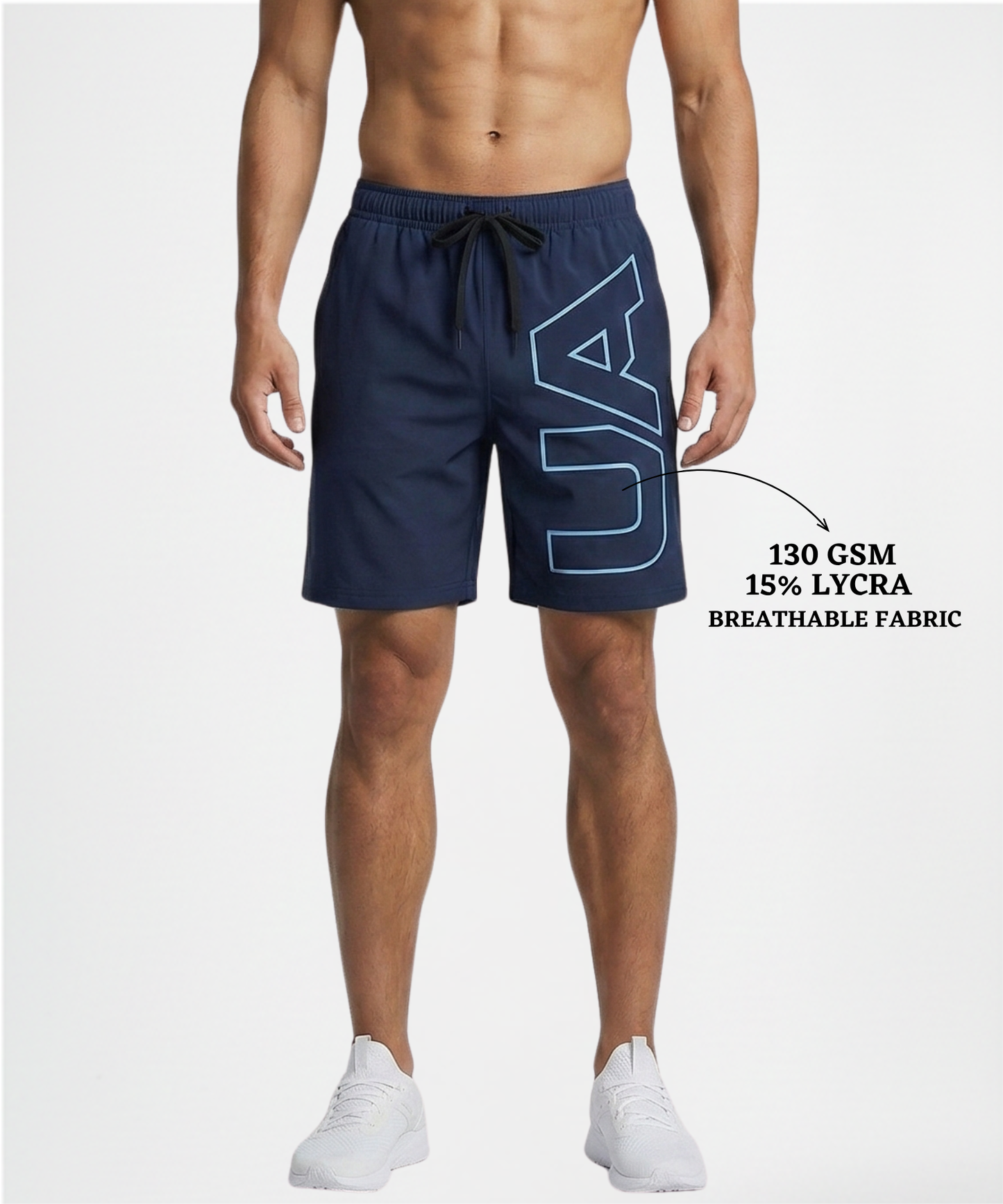 Imported Ns Parachute Lycra Shorts (15% Lycra GSM 130)