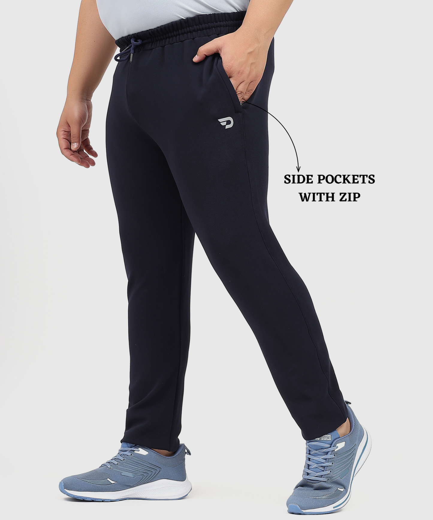 CoreFit Trackpant – Imported Dobby Plus Size Lower Lycra (280 GSM)
