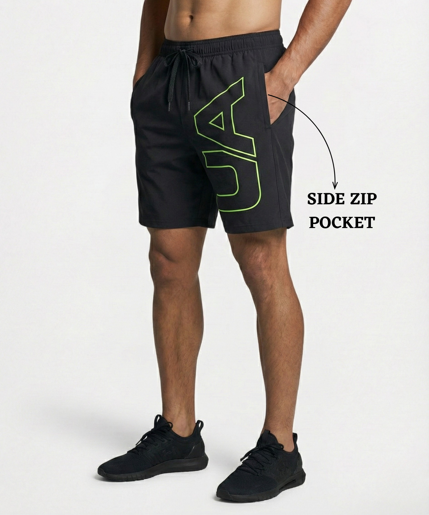 Imported Ns Parachute Lycra Shorts (15% Lycra GSM 130)