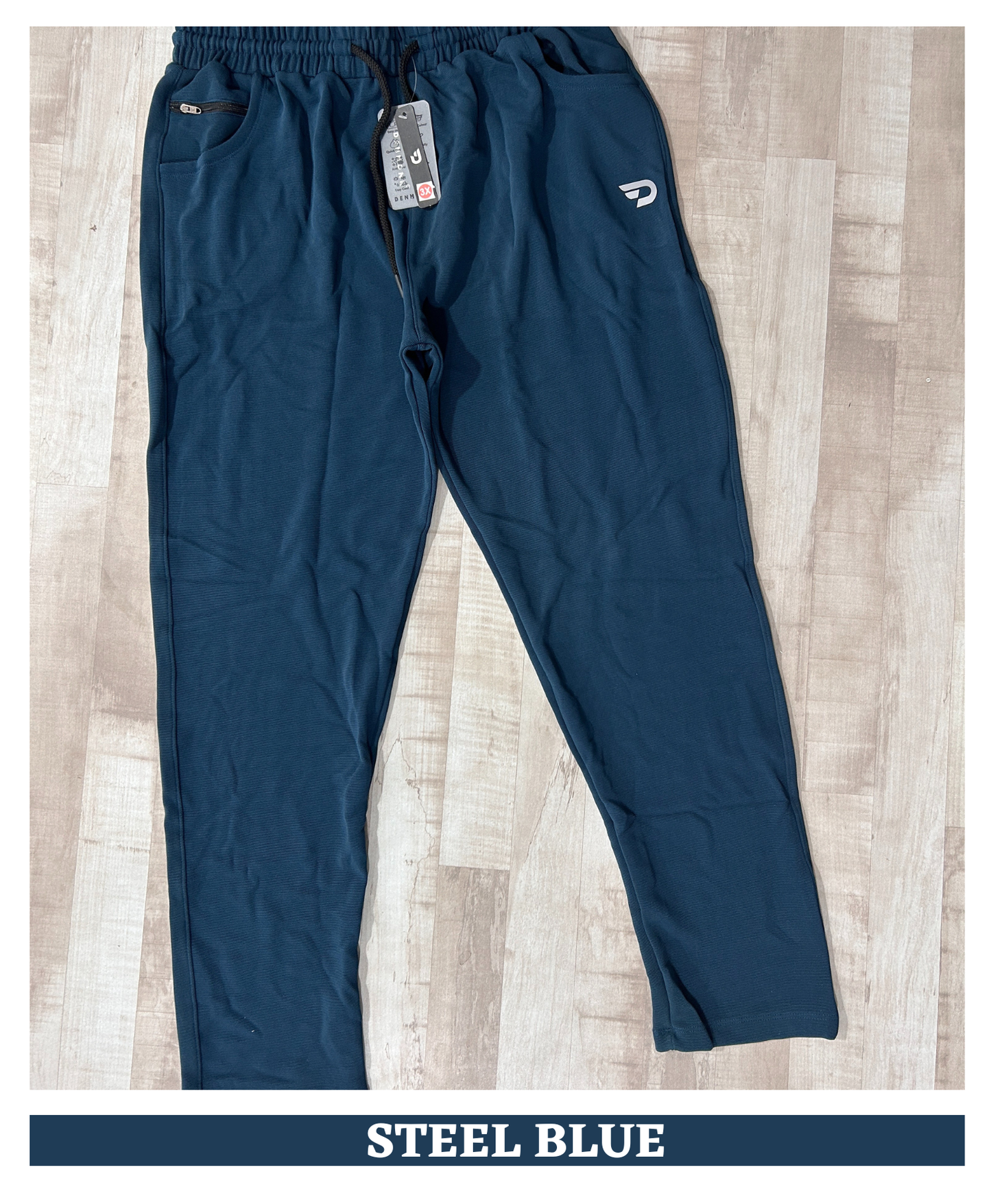 D-Pocket Plus Size Trackpant – Imported Dobby Lycra ( 280 GSM )