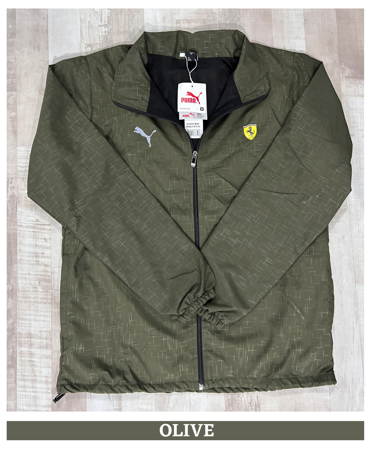 Imported Premium Quality TPU Embossed Windcheater With Inner Lining | Dual Branding Logo | GSM 350 | Regular Fit