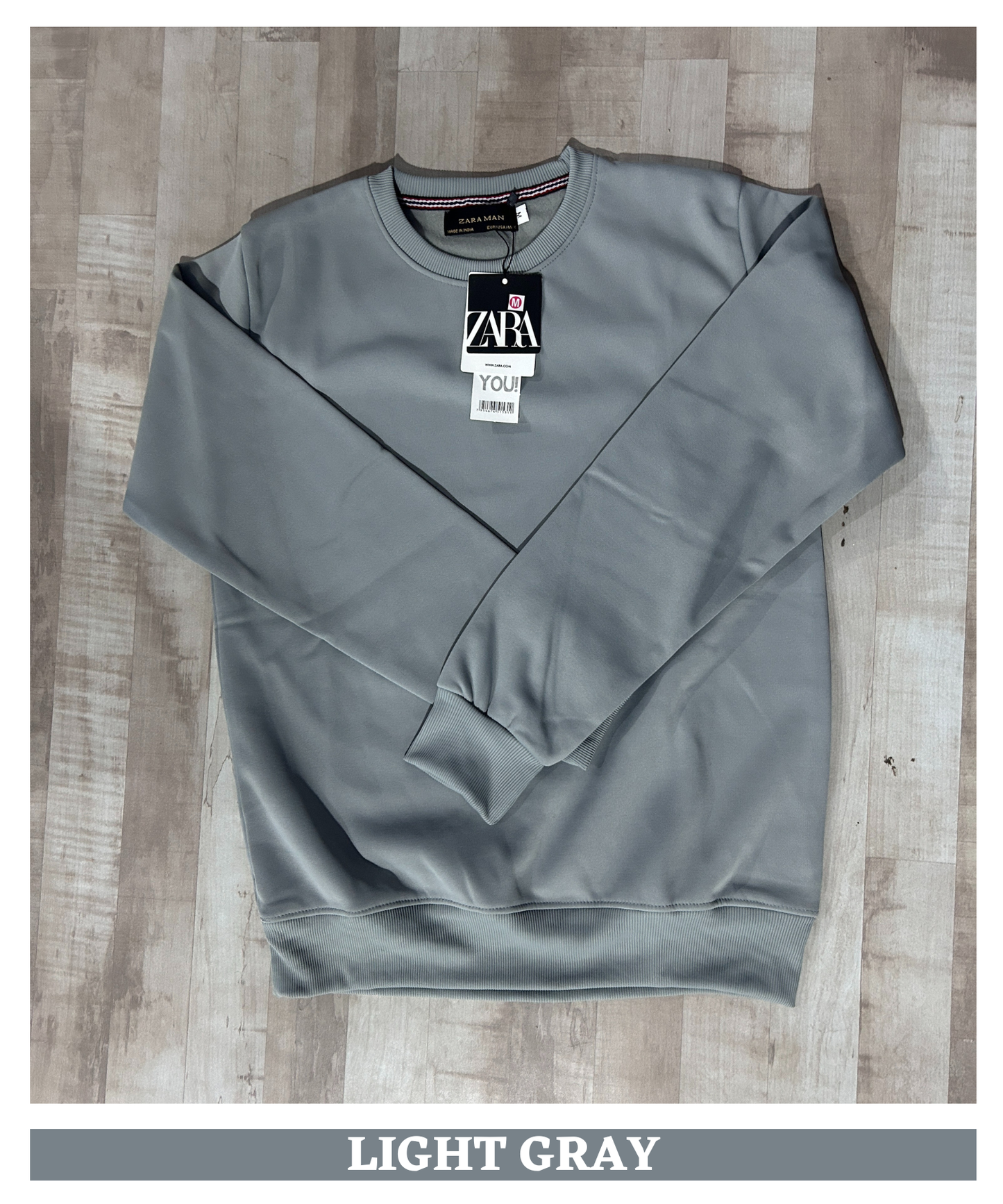 Imported Russian Fleece Lycra SweatShirts (GSM 350)