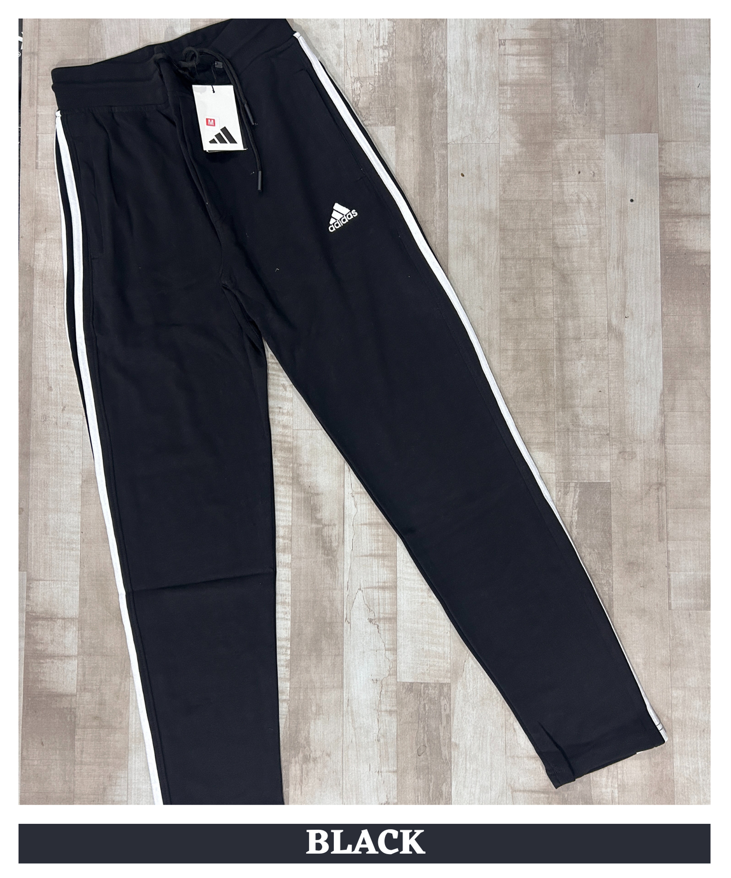 Premium Quality 100% Cotton Lycra Lower (GSM 260) | 3 Strip Design