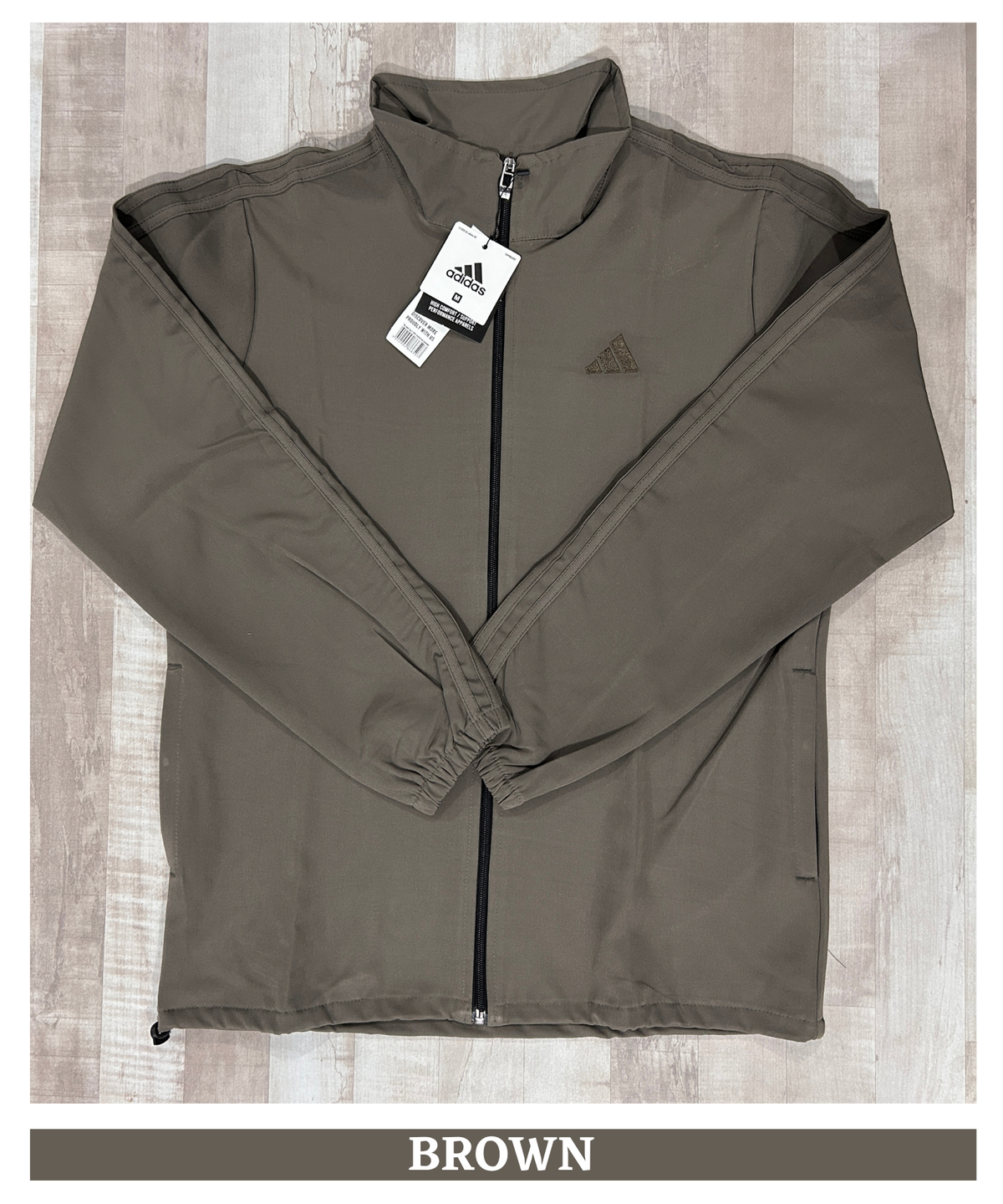 Men's Premium Imported Ns Terry  Lycra Sports Jacket with Same Color Patti | 180-190 GSM | Regular Fit