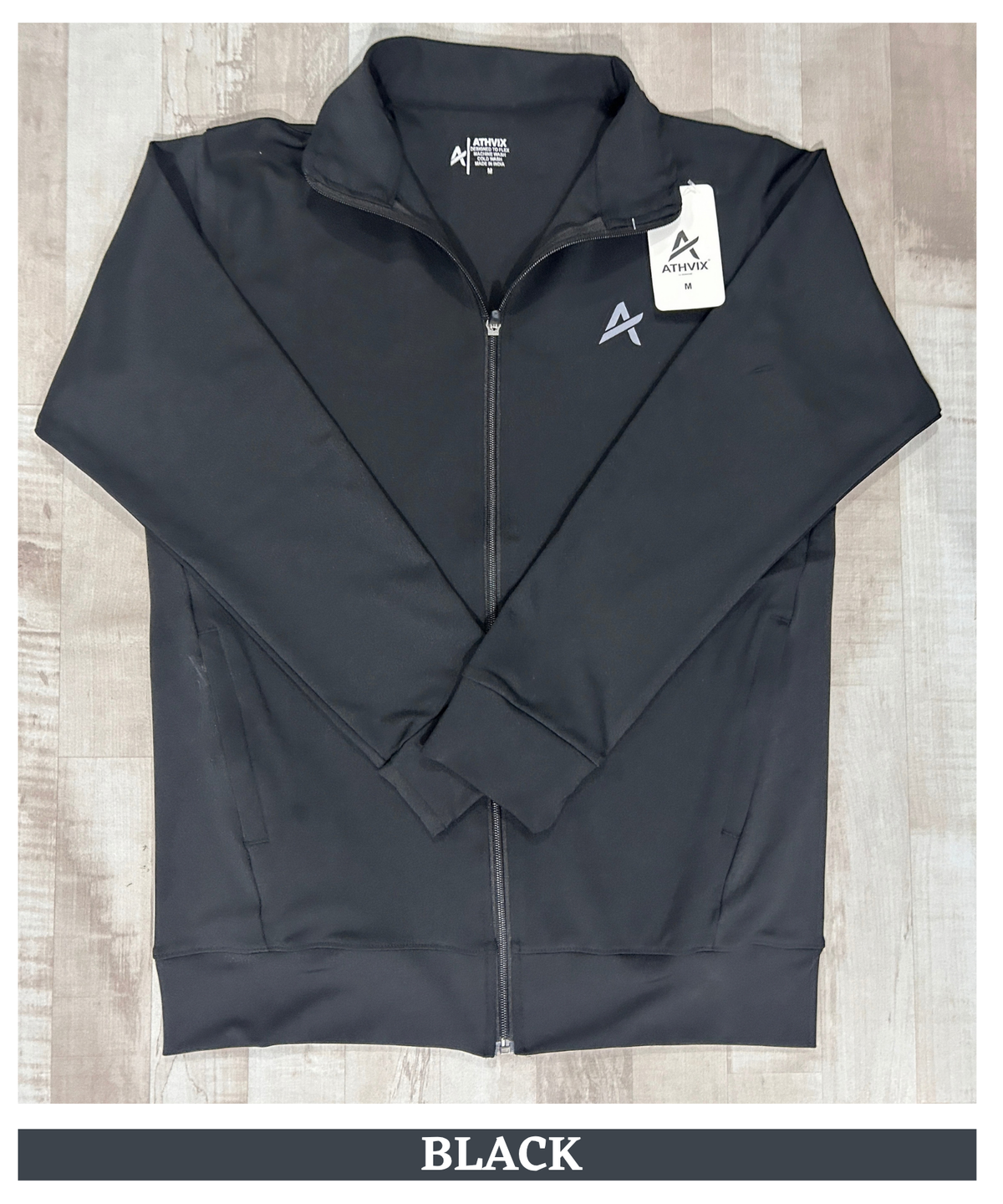 Men’s Athvix Imported 4-Way Lycra Jacket With Full Sleeve Zipper Jacket | 250 GSM | Regular Fit