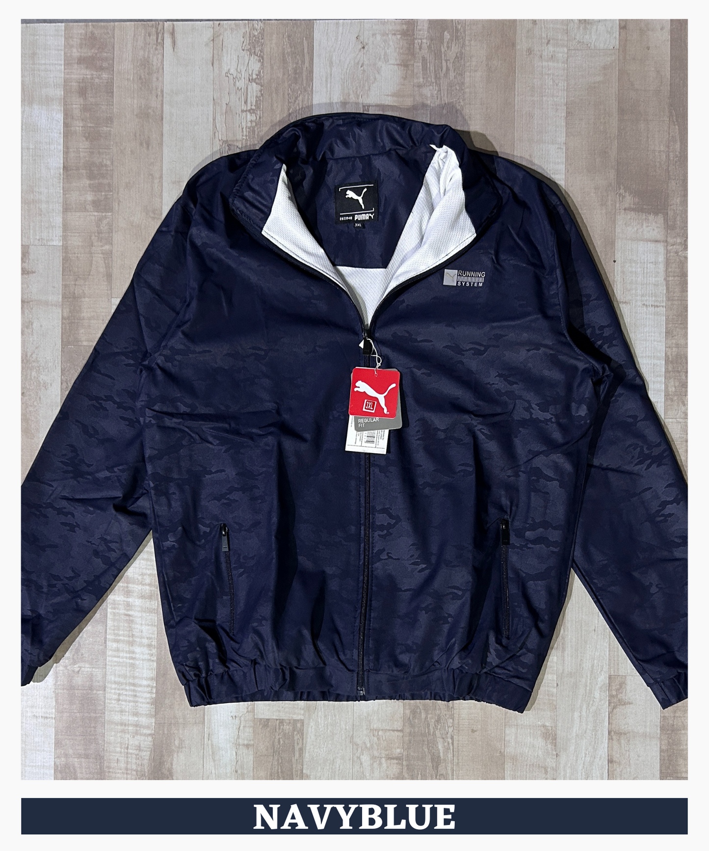 Imported Premium Quality Camo Cotton Plus Size Windcheater Jackets (GSM 350)