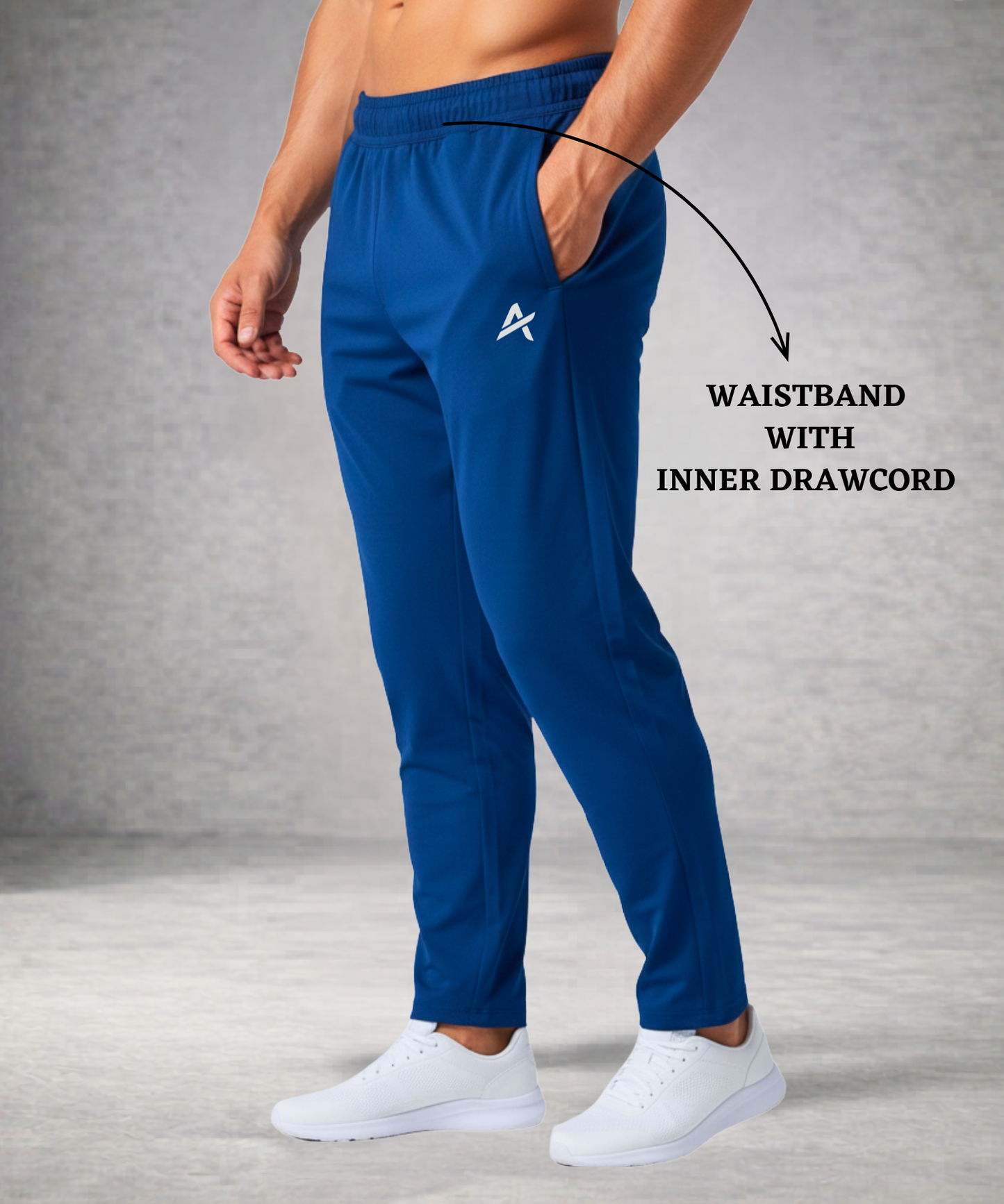 Athvix Activewear 4-Way Lycra Track Pants (240 GSM) – Premium Comfort & Flex Fit
