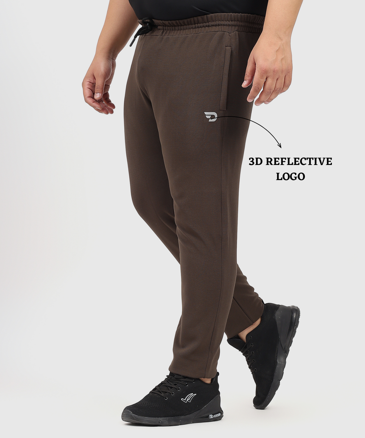 CoreFit Trackpant – Imported Dobby Plus Size Lower Lycra (280 GSM)