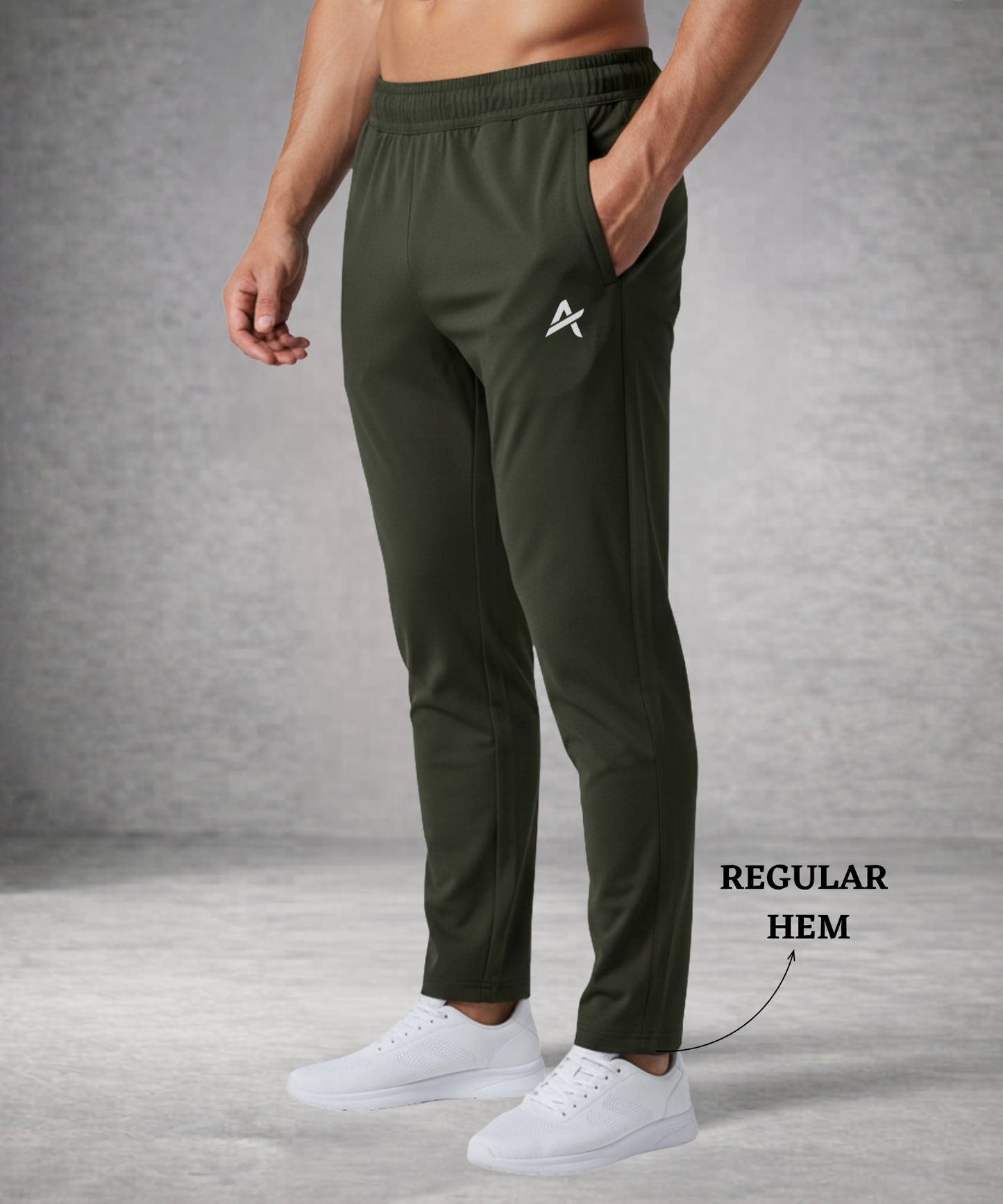 Athvix Activewear 4-Way Lycra Track Pants (240 GSM) – Premium Comfort & Flex Fit