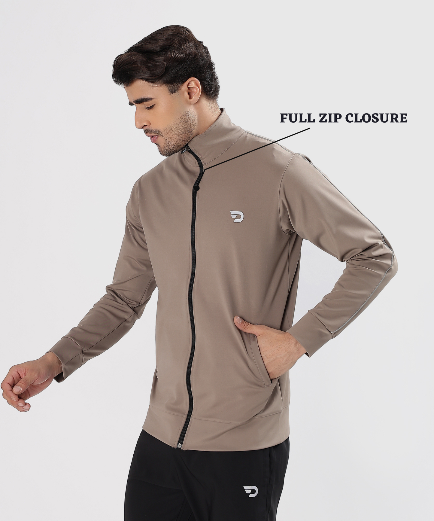 Men’s Imported 4-Way Taiwan Lycra Jacket | GSM 290 | Regular Fit