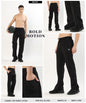 Hustle Straight Fit Trackpants - Imported Ns Terry Lycra(GSM 180-190)