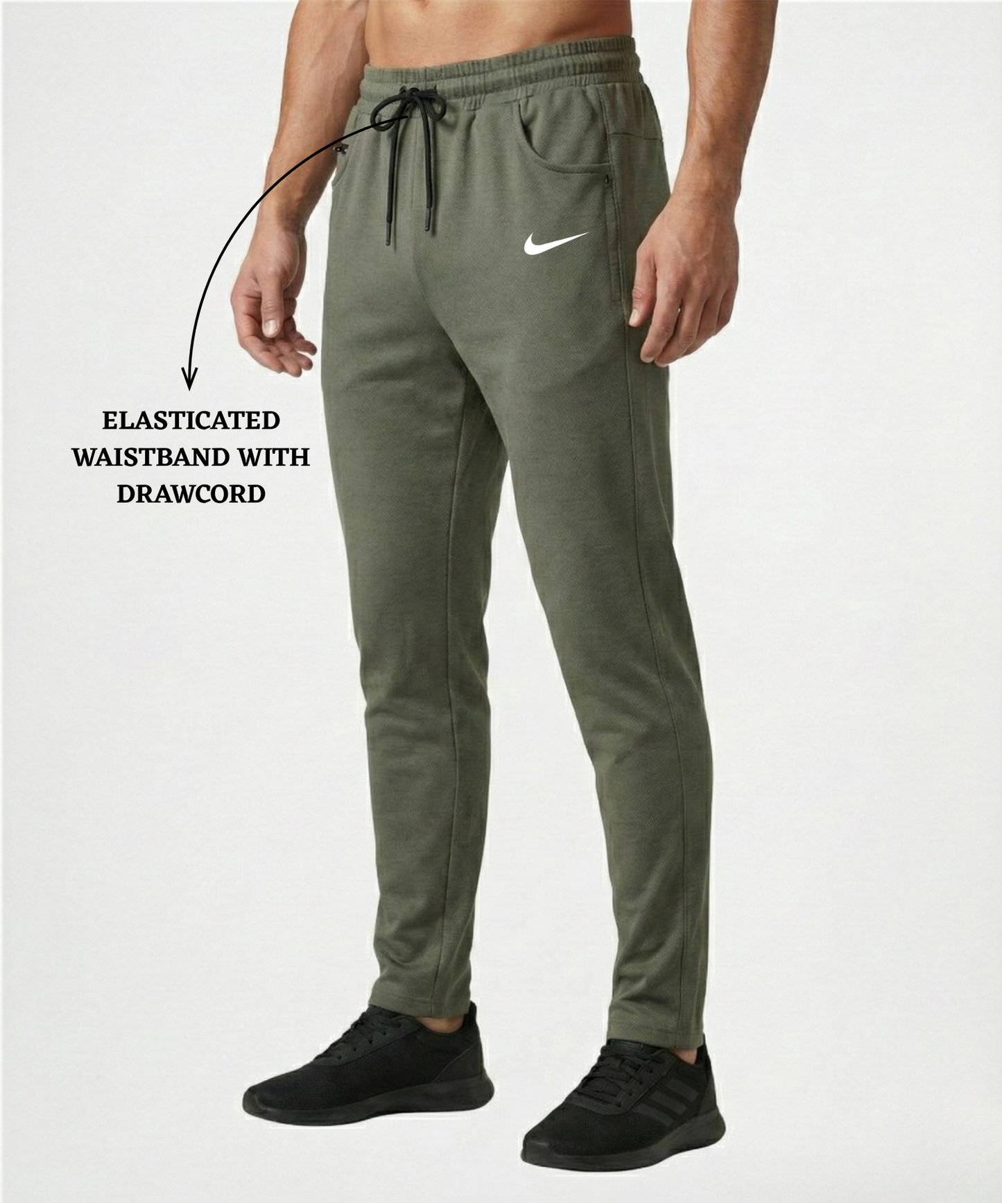 Imported Dobby Lycra Lower (GSM 250) | D-Pocket with Extra Coin Pocket