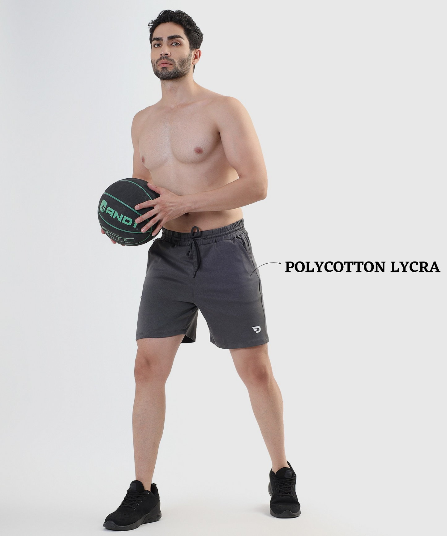 Poly Cotton Lycra Shorts