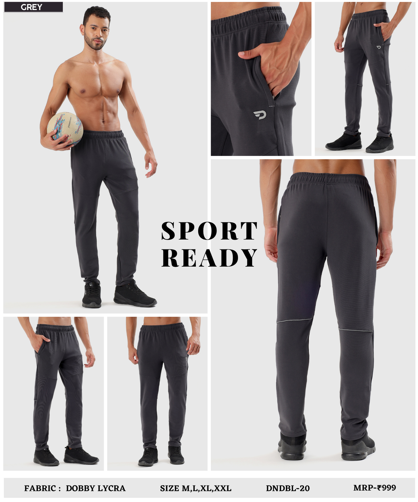 Streak Flex Trackpant - Imported Dobby Lycra Lower (GSM 280)